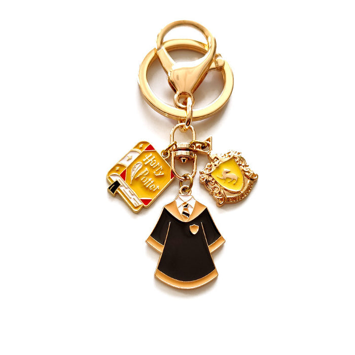 Wholesale Cartoon logo badge metal keychain