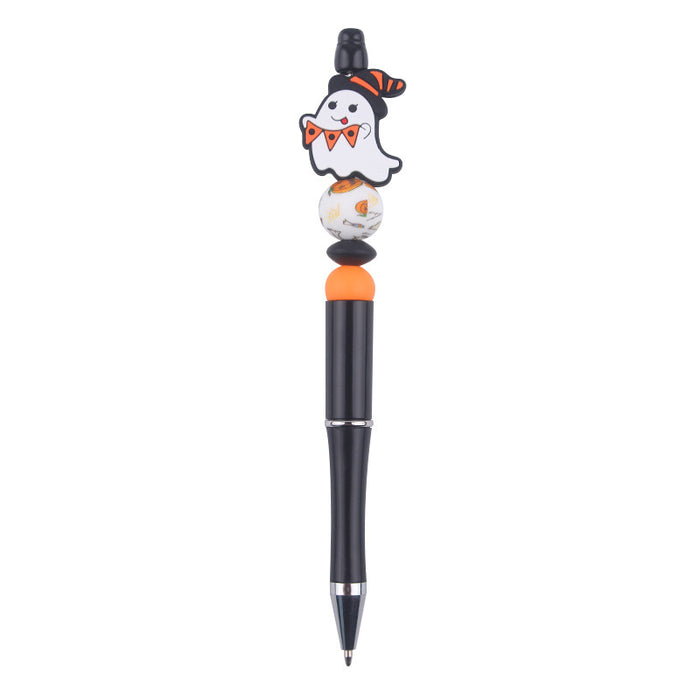 Wholesale Halloween Cartoon Silicone Plastic Bead Pen JDC-PN-GuangTian007