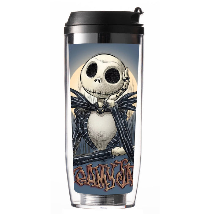 Wholesale Halloween Double Layer Plastic Straw Cup JDC-CUP-WuDuomei002