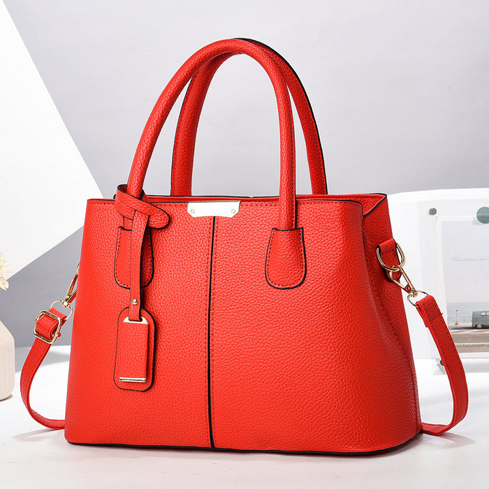 Wholesale Large Bag Fashion Handbag Middle-aged Mother Bag Large Capacity Shoulder Bag Crossbody Bag Women's Bag