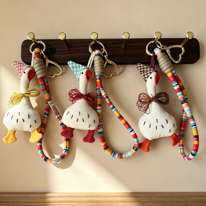 Wholesale Vintage Cute Cartoon Cloth Keychain Bag Charm Accessory