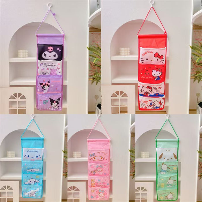 Wholesale Cute Wall Multi Grid Storage Bag, Rear Door Storage Bag, Miscellaneous Storage Bag