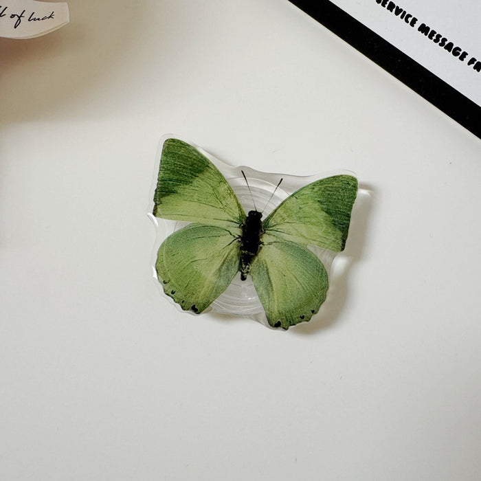 Wholesale PVC Butterfly Phone Grip Stand Accessory