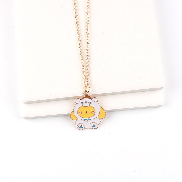 Wholesale Cartoon Alloy Pendant Necklace JDC-NE-FuYu012