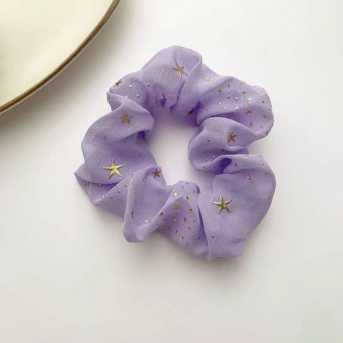 Wholesale 5pcs Hairbands and headpieces with simple star shaped headbands, tied with hair tie fabric and floral headbands