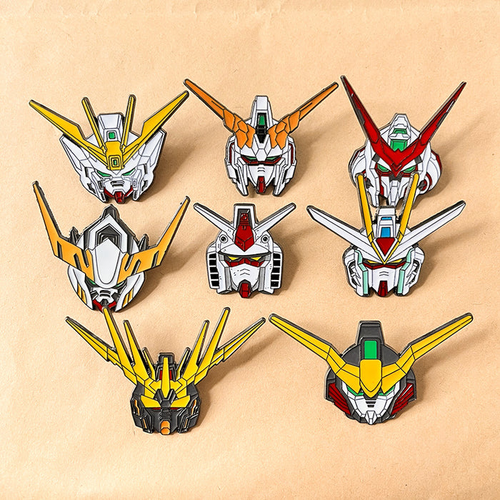 Wholesale Creative brooch cartoon free metal badge bag