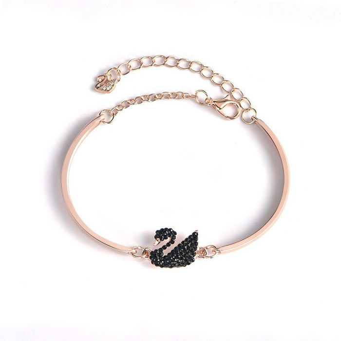 Wholesale Swan Bracelet Diamond Bracelet Bracelet Cross-border Micro-source Jewelry