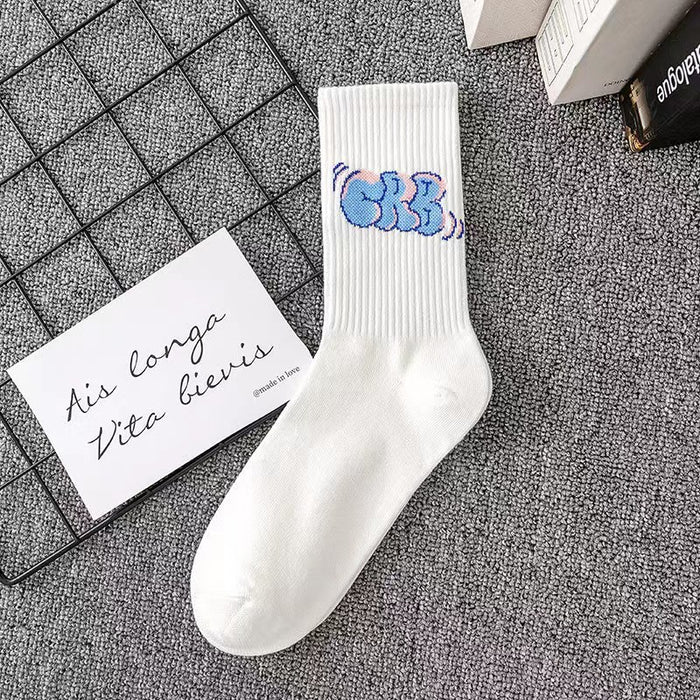 Wholesale Socks women' s sports socks cotton socks white stockings autumn and winter