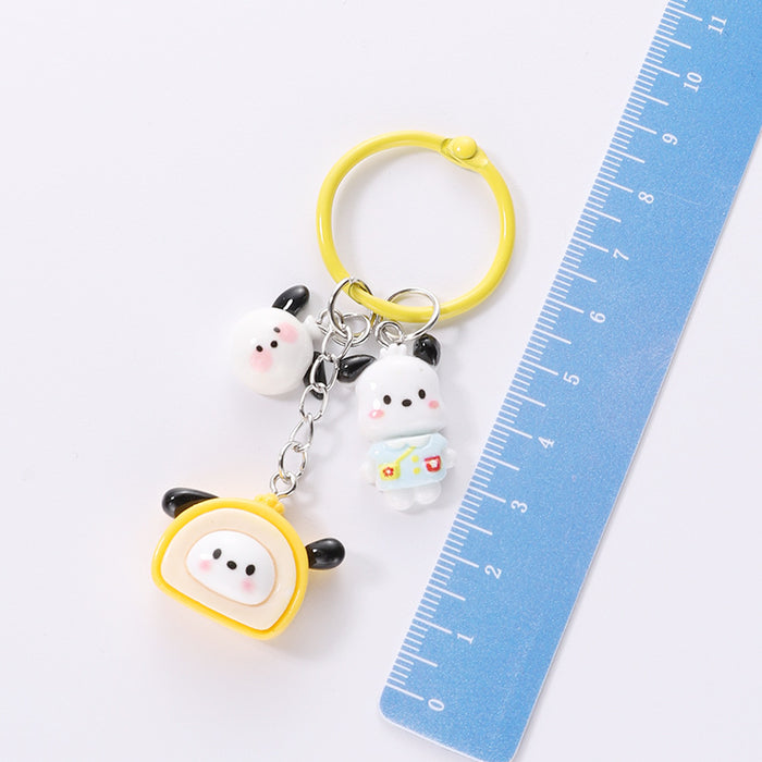 Wholesale Card Ring Cute Pendant Keychain (S) JDC-KC-HuiM002