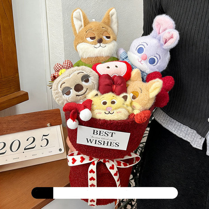 Wholesale Birthday gift plush doll bouquet