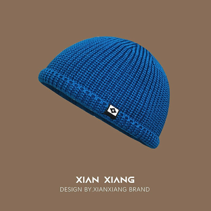 Wholesale Hat, small patch fabric, knitted yarn hat