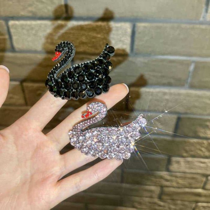 Wholesale Black Swan Elegant Hair Clips