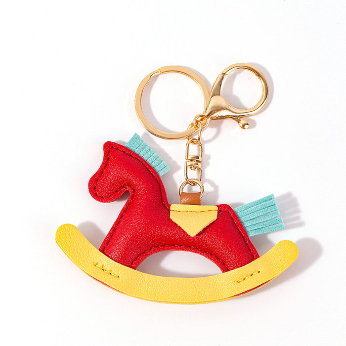 Wholesale Leather Pony Decorative Keychain JDC-KC-QianC002