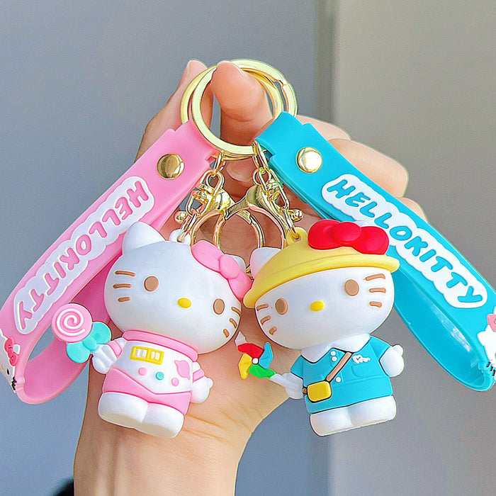 Wholesale Cute cartoon cat keychain