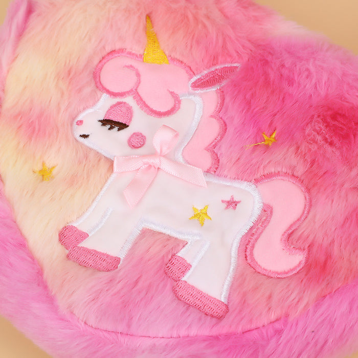 Wholesale Cartoon Cute Plush Small Shoulder Bag Heart Unicorn for Children