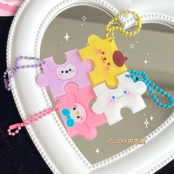 Wholesale Keychain  Cartoon Pendant Folding Puzzle Keychain