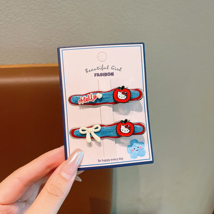 Wholesale Children' s blue cat hair clip