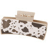 Wholesale multi-color stone spot large square Hair Clips