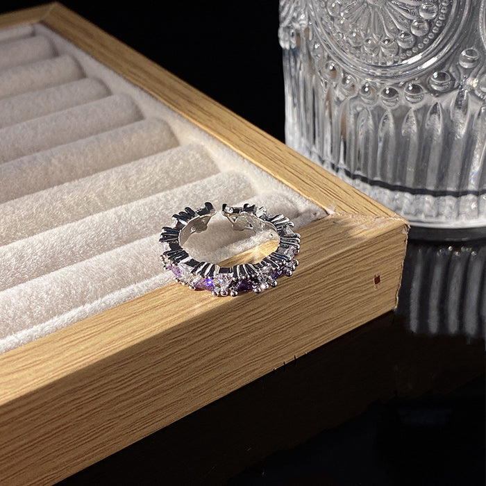 Wholesale Light luxury high-end ring elegant niche personality minimalist versatile ring accessory