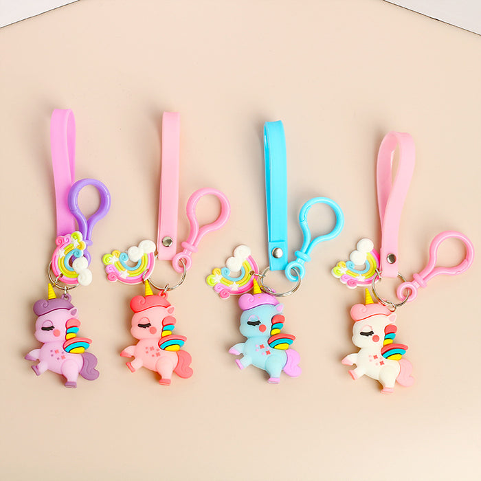 Wholesale Pony Doll Bag Pendant PVC Soft Glue Cartoon Keychain JDC-KC-Aohong015