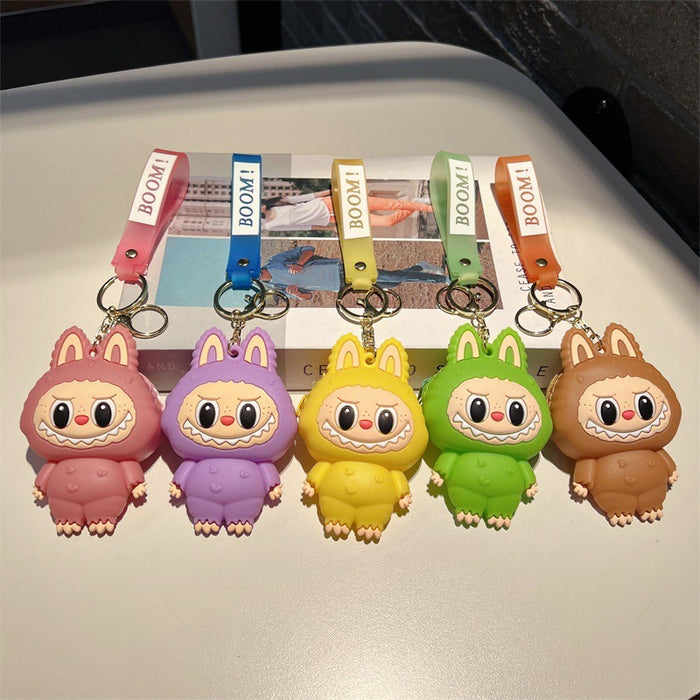 Wholesale Creative Cartoon Coin Purse Silicone Keychains