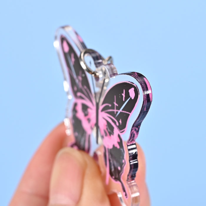 Wholesale New Chinese Style Acrylic Butterfly Keychain