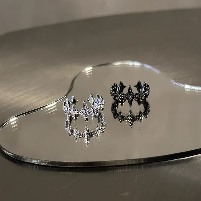 Wholesale Zircon cross opening ring design, retro, niche, high-end, versatile, and simple