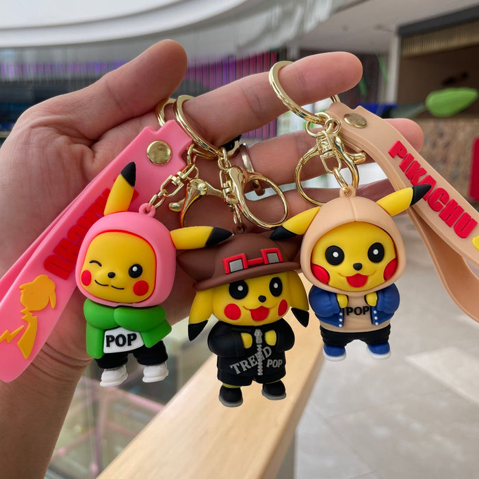 Wholesale Cartoon doll keychain, couple backpack pendant, cute doll, car keychain