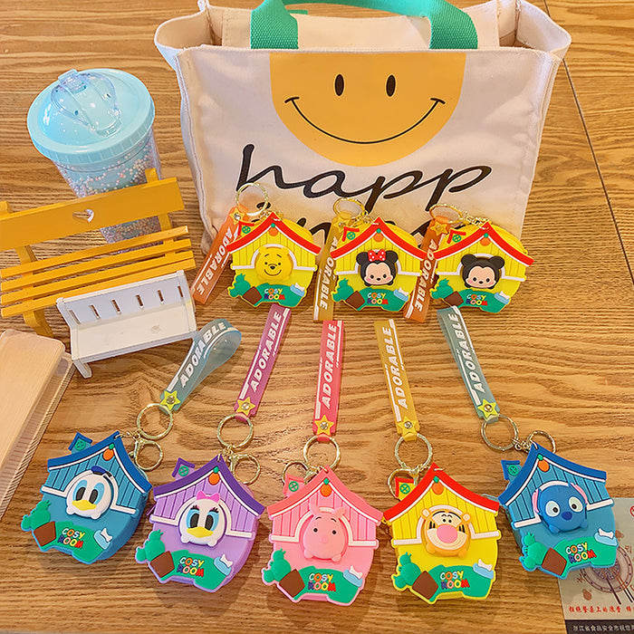 Llavero de monedas de monedas de silicona de dibujos animados al por mayor JDC-KC-KUM017
