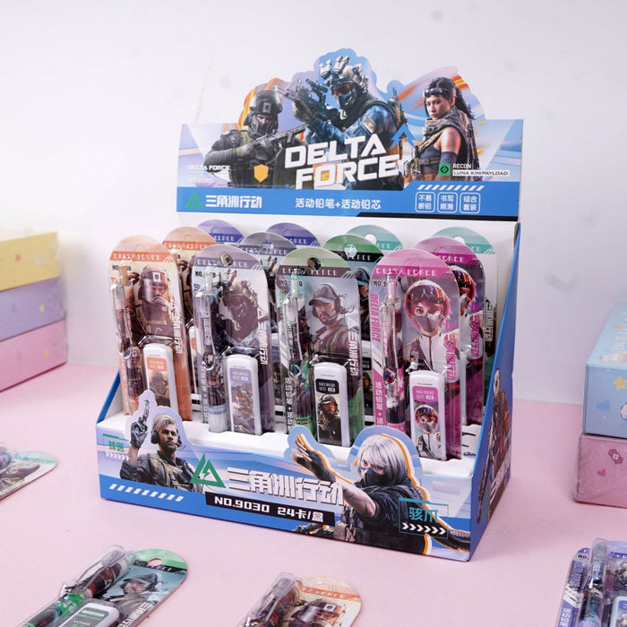 Wholesale Cartoon Automatic Pencil Set Combo Pack