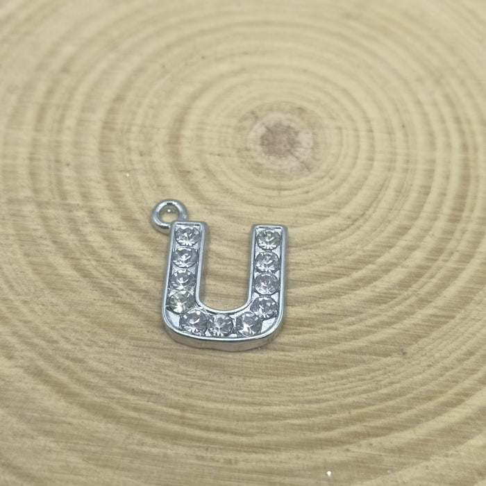 Wholesale Diamond letter pendant personality clavicle chain clothing luggage alloy jewelry accessories