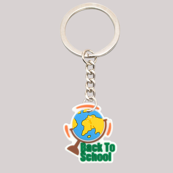 Wholesale  10 PCS Cartoon Keychain PVC Soft Rubber Keychain Accessories  Cute Pendant Keychain