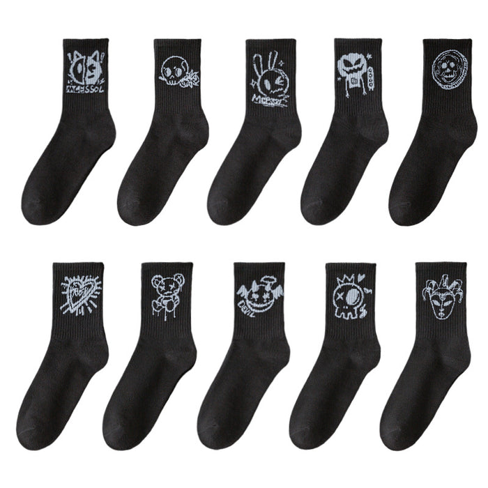 Wholesale Socks women' s sports socks cotton socks white stockings autumn and winter