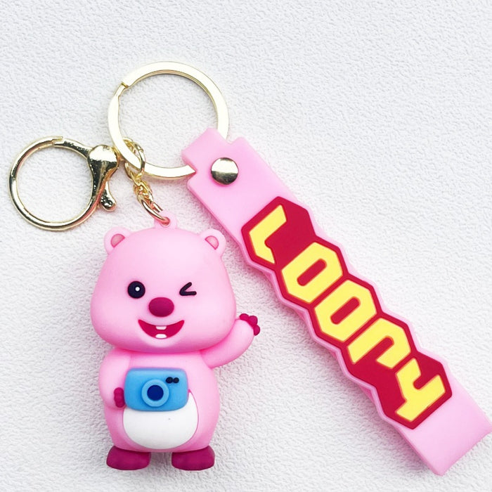 Wholesale PVC Cartoon Doll Keychain JDC-KC-WuYi281