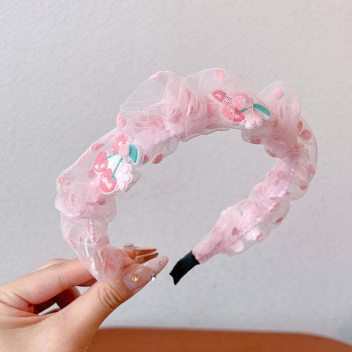 Wholesale Children' s headband girls non-slip baby hairpin headdress little girl rabbit ear bow headband