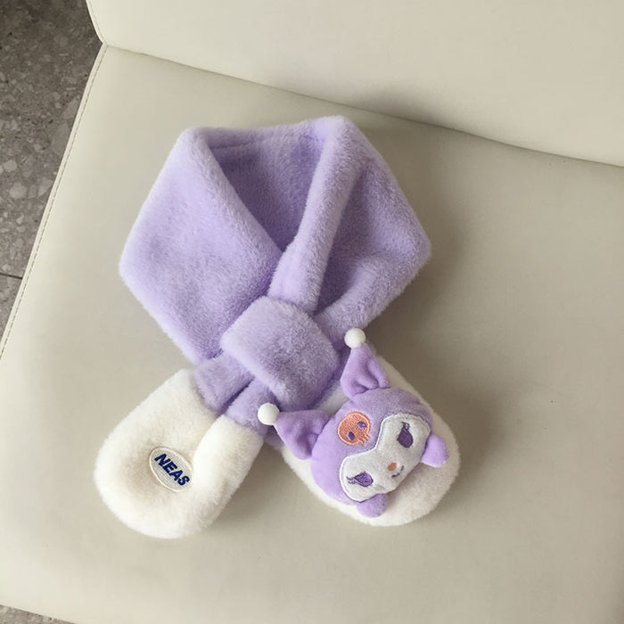 Wholesale Cute Cartoon Embroidered Children' s Scarves