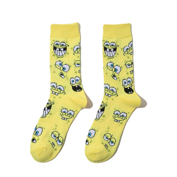 Wholesale Cotton Cartoon Socks Personality Cartoon Socks