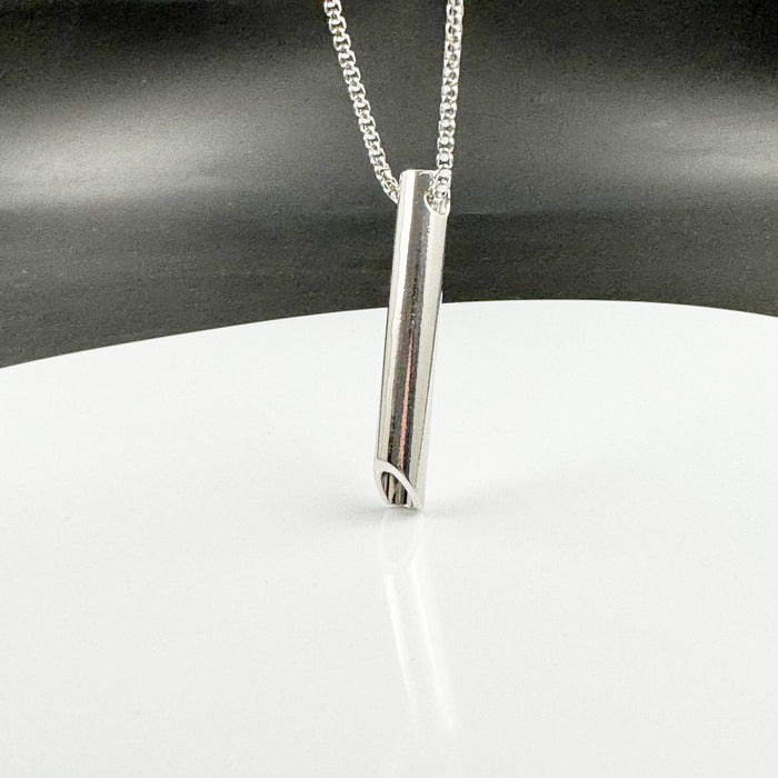 Wholesale Cylinder Pendant Zinc Alloy Necklace JDC-NE-DanYuan011