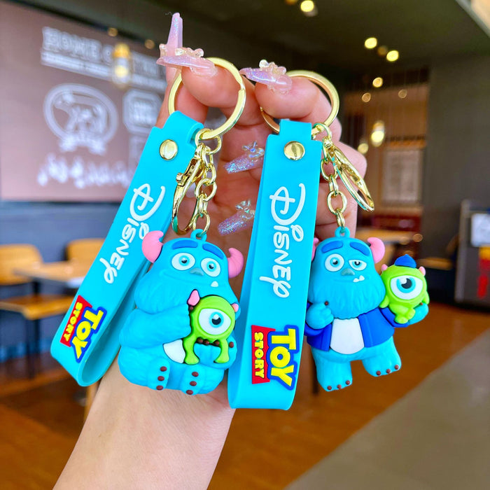 Wholesale Cartoon Monster Keychain Cute Doll Bag Pendant