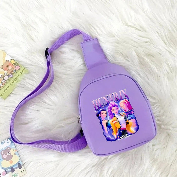 Wholesale Cute candy-colored PU leather shoulder bag suitable for both boys and girls