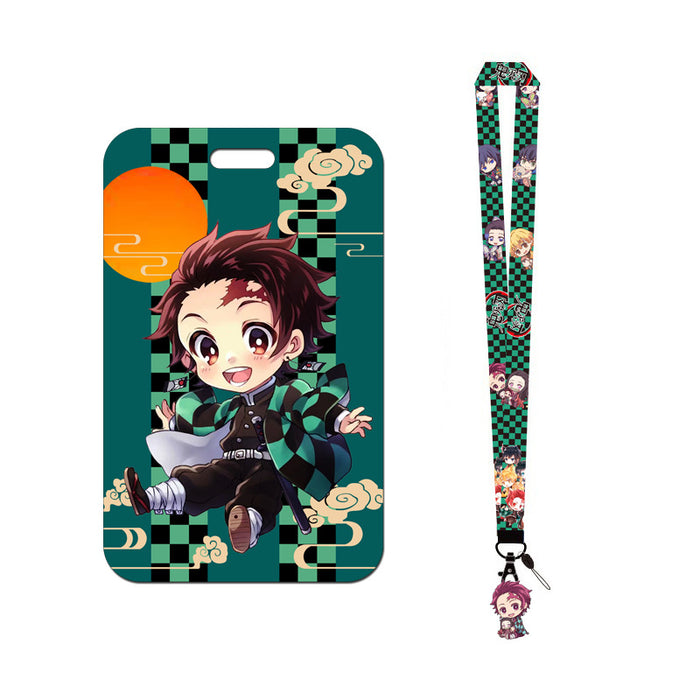 Wholesale Cartoon animation hard fit Lanyard Keychain