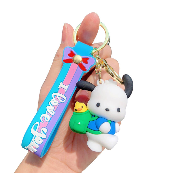 Wholesale Cute Cartoon Doll Silicone Keychain (S) JDC-KC-WC020