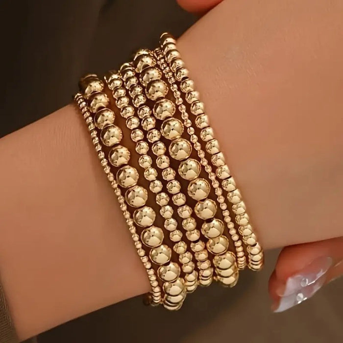 Wholesale CCB round pearl bow bracelet