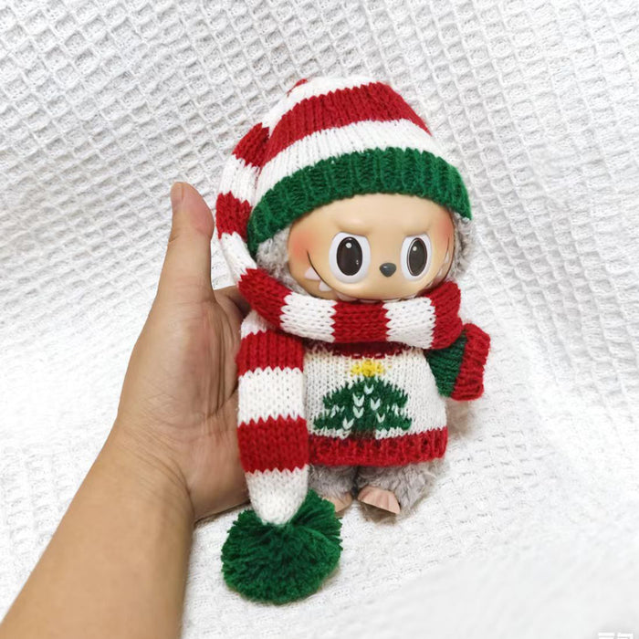 Wholesale Christmas PVC plush doll clothing keychain button sweater clothing accessories
