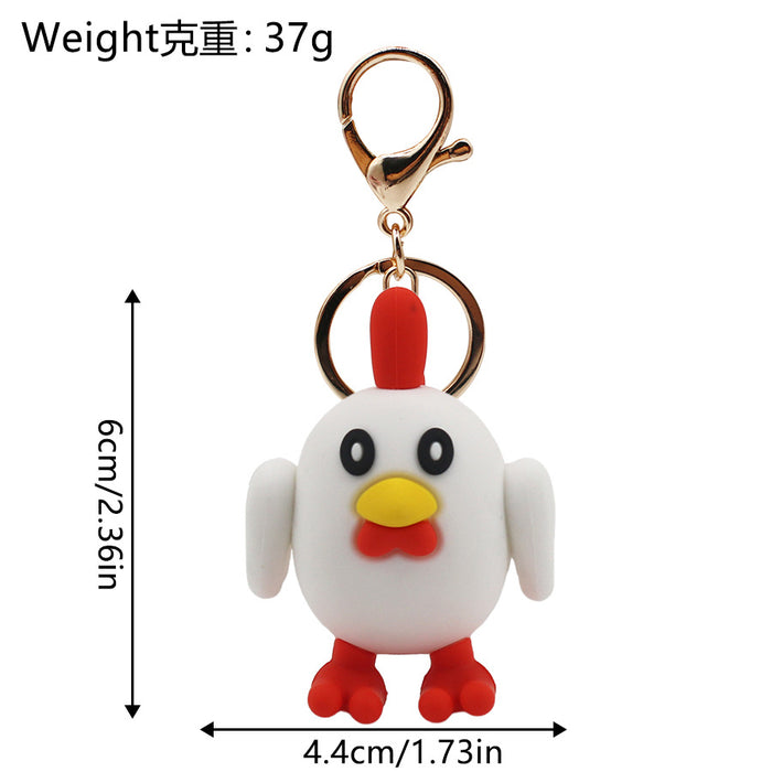 Wholesale Cartoon Cute Anime PVC Keychains JDC-KC-HaoAn007