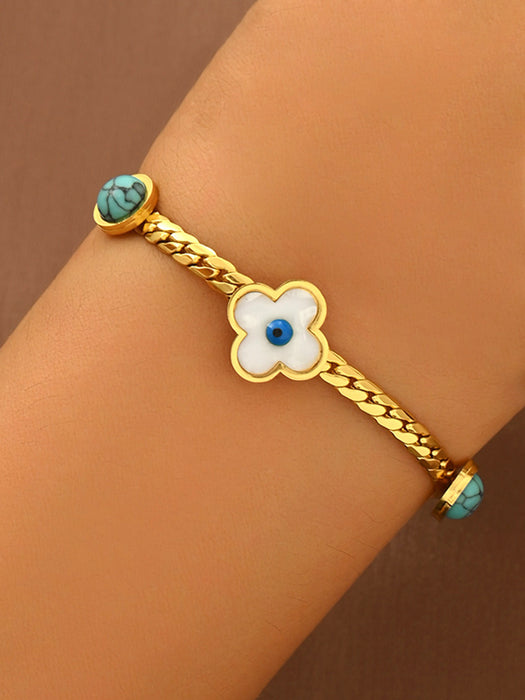 Wholesale Women S Gold Tone Stainless Steel Heart Imitation Pearl Necklace And Bracelet Set Fashion Accessory