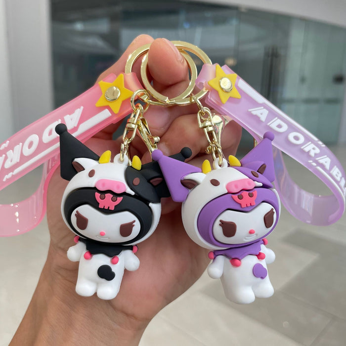 Wholesale Keychain Cute Doll Car Keychain Men's and Women's Bag Pendant