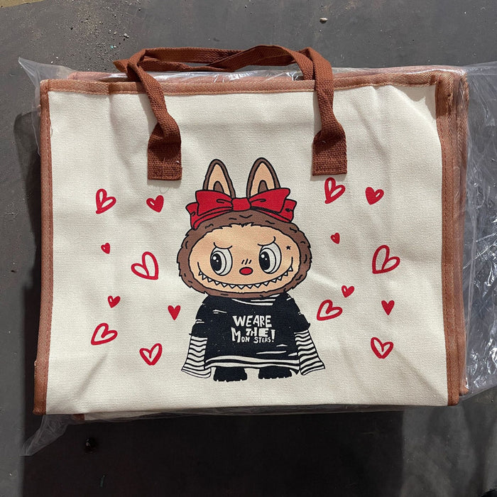 Wholesale Large-capacity cute canvas shoulder bags for students