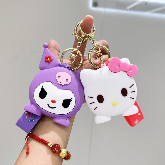 Wholesale Silicone Creative Cartoon Coin Purse Keychain JDC-KC-YuKun001