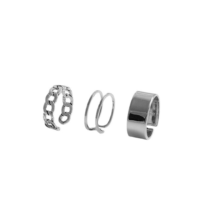 Wholesale Open adjustable index finger joint ring cold style niche